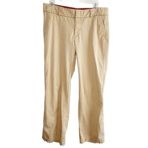 Dockers Women's Favorite Fit  Size 6 Khaki Pants Mid Rise Stretch Cotton Blend